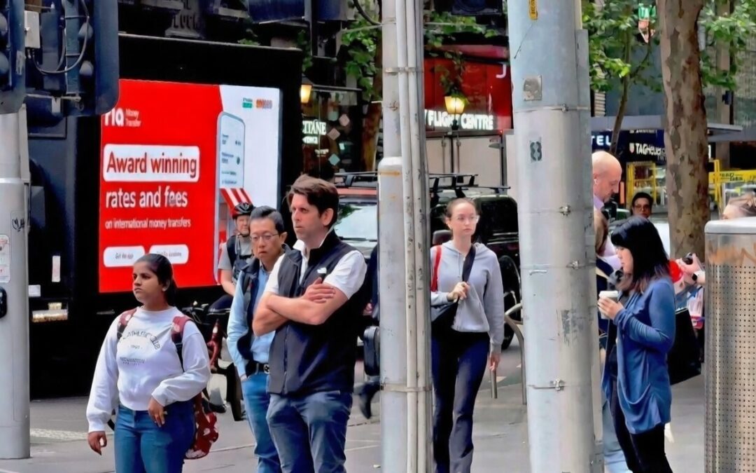 Mobile Billboards in a busy environment